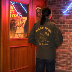 May club -【WESTRIDE】CYCLE WINDBREAKER - OLIVE