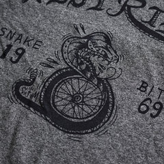 May club -【WESTRIDE】"SNAKE BITE" TEE - GREY