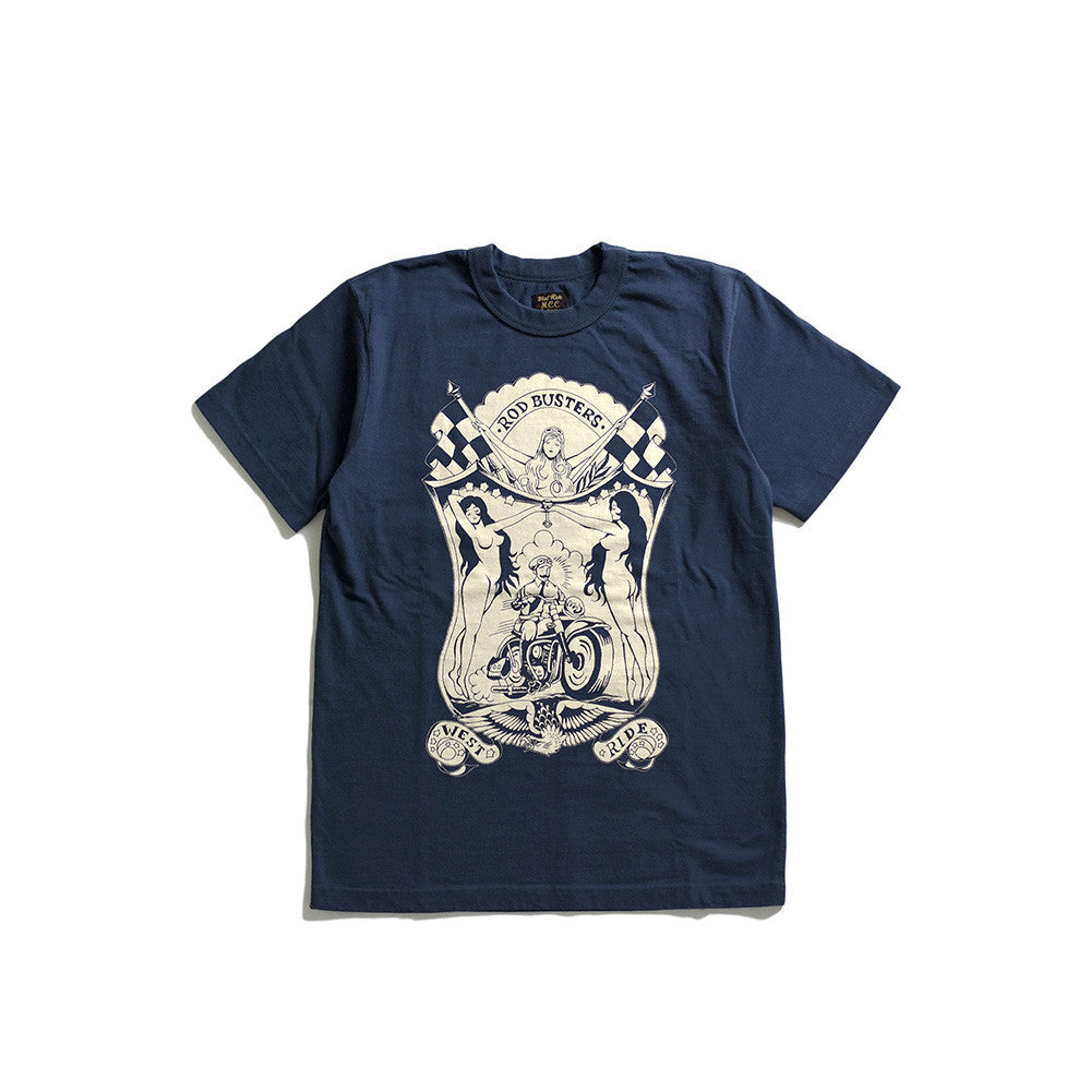 May club -【WESTRIDE】"THE PARADISE" TEE - NAVY