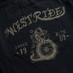 May club -【WESTRIDE】"SNAKE BITE" TEE - BLACK