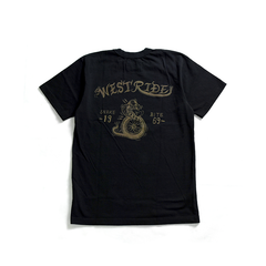 May club -【WESTRIDE】"SNAKE BITE" TEE - BLACK