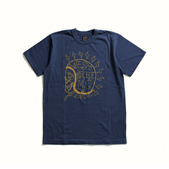 May club -【WESTRIDE】"SNAKE BITE" TEE - NAVY