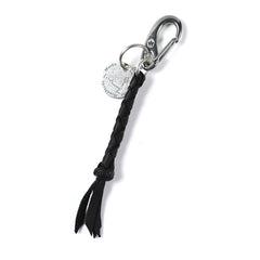 May club -【SunKu】DEER LEATHER KEY STRAP- BLACK