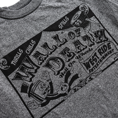 May club -【WESTRIDE】"WALL OF DEATH" TEE - GREY