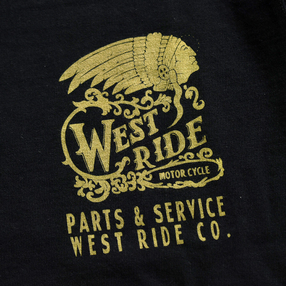 May club -【WESTRIDE】"WR PARTS & SERVICE" TEE