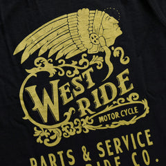 May club -【WESTRIDE】"WR PARTS & SERVICE" TEE