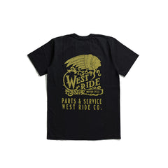 May club -【WESTRIDE】"WR PARTS & SERVICE" TEE