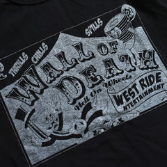 May club -【WESTRIDE】"WALL OF DEATH" TEE - BLACK