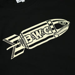 May club -【B.W.G JAPAN】"SHARK MOUTH" TEE - BLACK