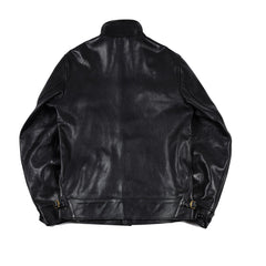 May club -【WESTRIDE】WATSONVILLE LEATHER COAT - BLACK