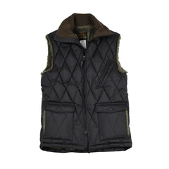 May club -【WESTRIDE】ALL NEW RACING DOWN VEST - BLACK x BROWN　