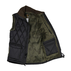 May club -【WESTRIDE】ALL NEW RACING DOWN VEST - BLACK x BROWN　