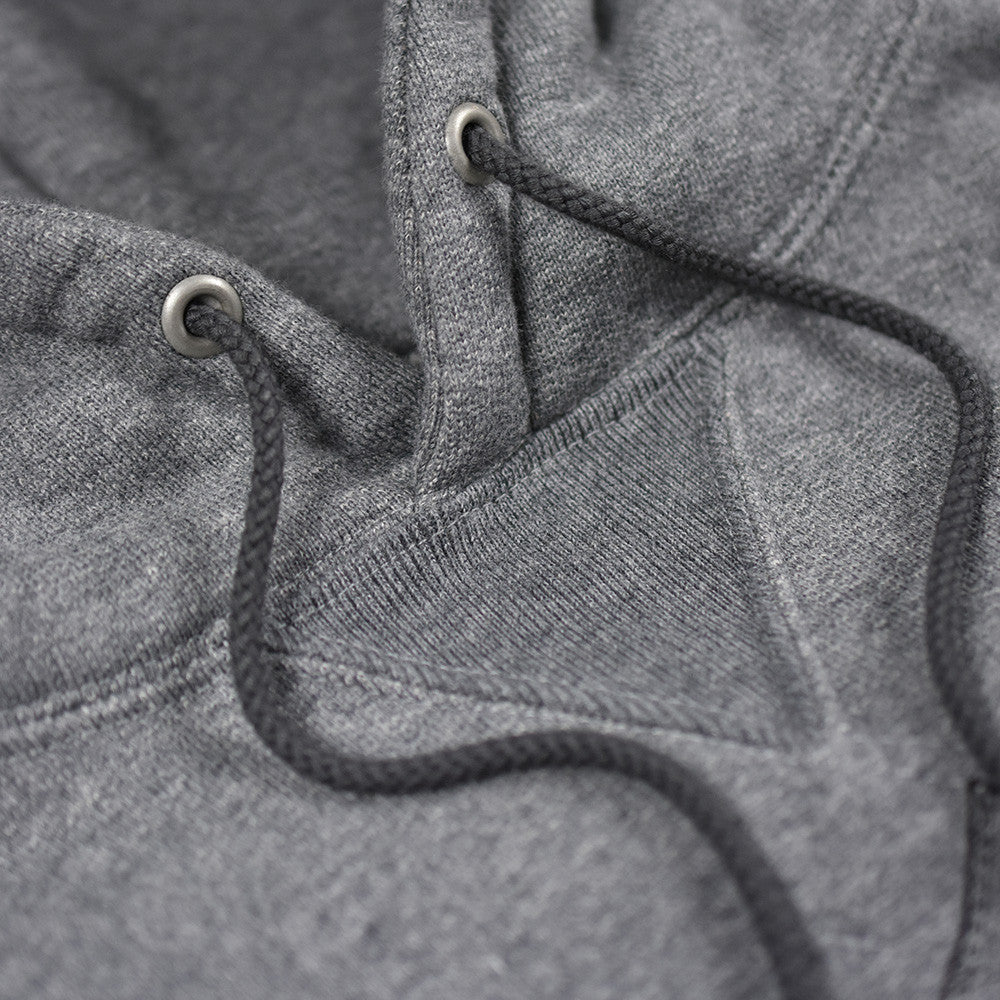 May club -【WESTRIDE】HEAVY WEIGHT FRONT V HOODIE - GRAY