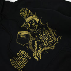 May club -【WESTRIDE】HEAVY WEIGHT FRONT V HOODIE - BLACK