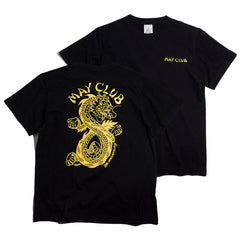 May club -【May club】MAY CLUB X KNUCKLE 8TH ANNIVERSARY TEE - BLACK/YELLOW