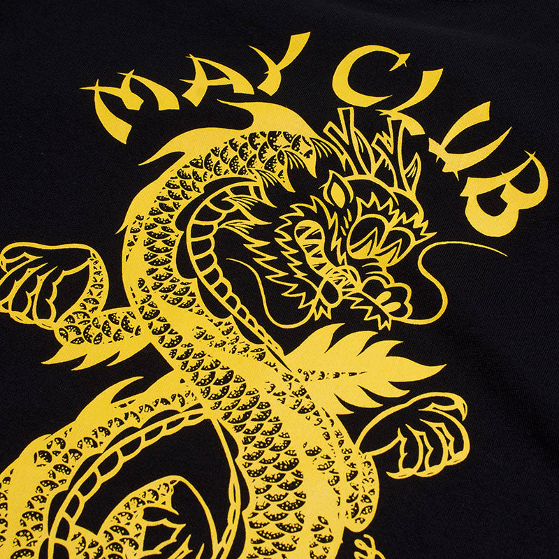 May club -【May club】MAY CLUB X KNUCKLE 8TH ANNIVERSARY TEE - BLACK/YELLOW