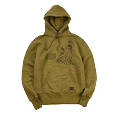 May club -【WESTRIDE】HEAVY WEIGHT FRONT V HOODIE - OLIVE