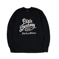 May club -【WESTRIDE】"DIXIE SPEEDWAY" LONG SLEEVES TEE - BLACK