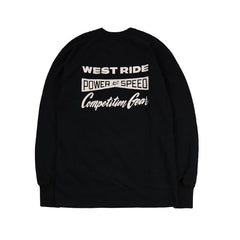 May club -【WESTRIDE】"DIXIE SPEEDWAY" LONG SLEEVES TEE - BLACK