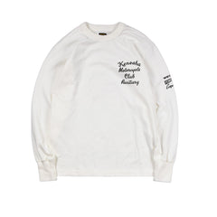 May club -【WESTRIDE】"KENOSHA MC" LONG SLEEVES TEE - WHITE