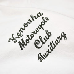 May club -【WESTRIDE】"KENOSHA MC" LONG SLEEVES TEE - WHITE