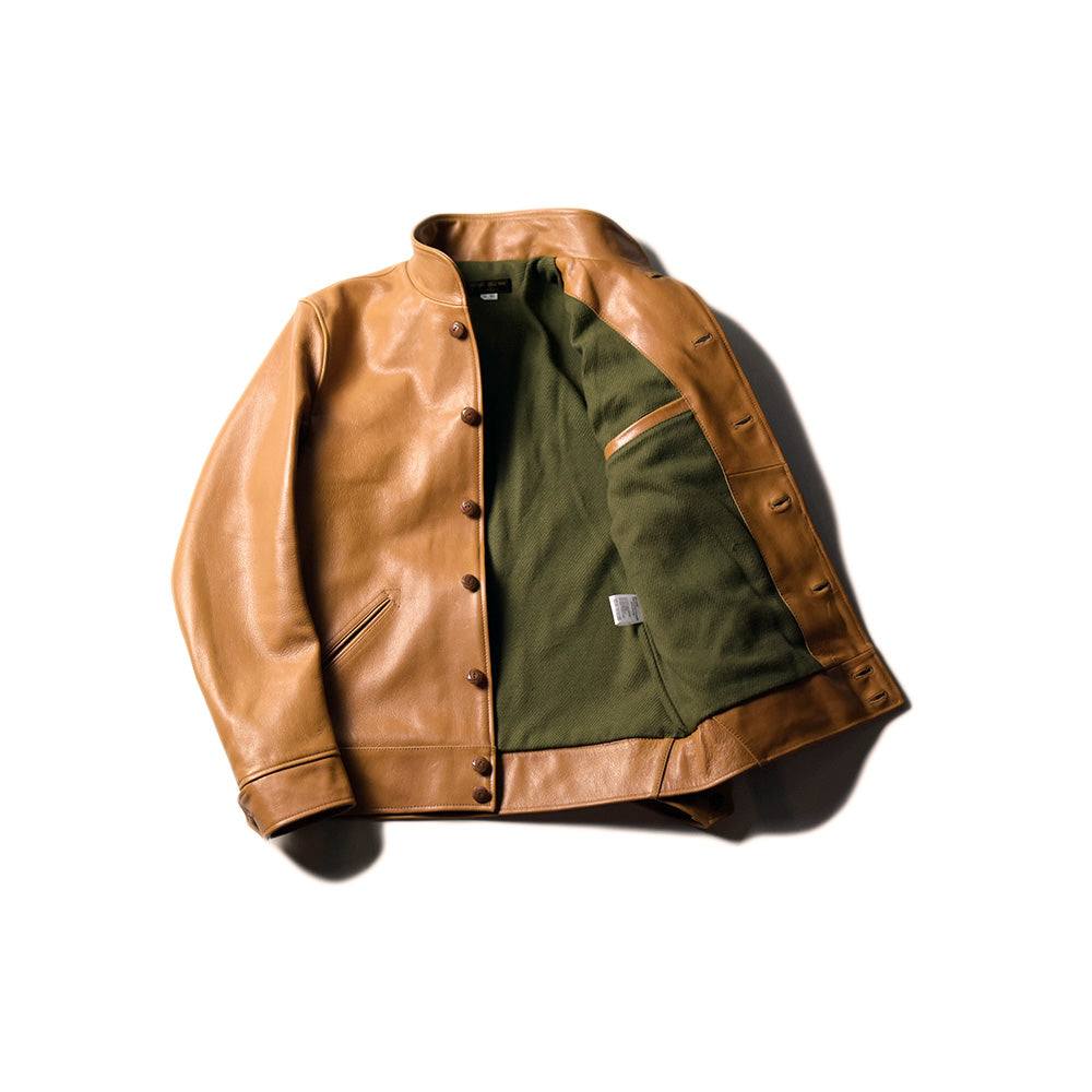 May club -【WESTRIDE】WATSONVILLE LEATHER COAT - CAMEL