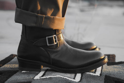 AB-01H-ST HORSEHIDE ENGINEER BOOTS