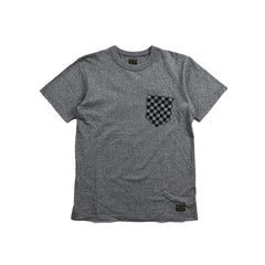 May club -【WESTRIDE】"CHECKER POCKET" TEE - GREY