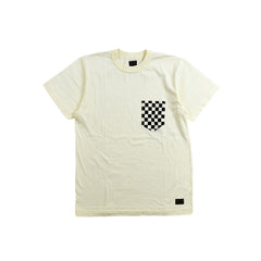 May club -【WESTRIDE】"CHECKER POCKET" TEE - CREAM