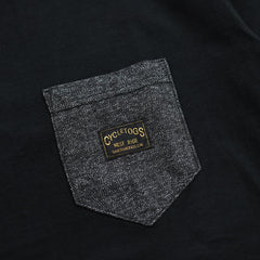 May club -【WESTRIDE】"HEATHER POCKET" TEE - BLACK