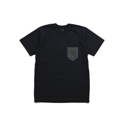 May club -【WESTRIDE】"HEATHER POCKET" TEE - BLACK