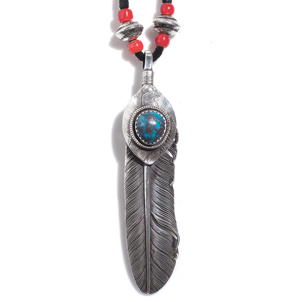 PEACE SILVER FEATHER EAGLE HEART - BISBEE SET（RIGHT） - May club