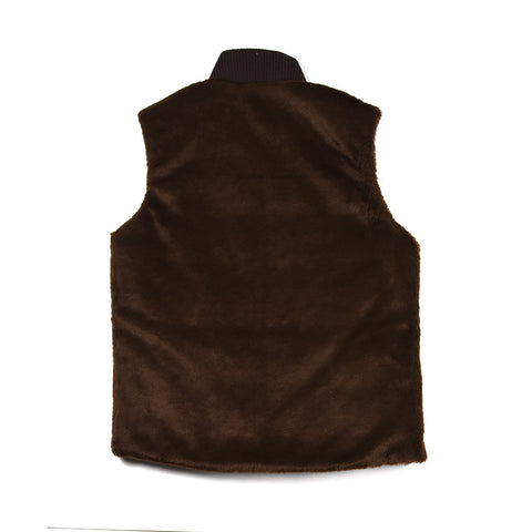 May club -【BAD QUENTIN】REVERSIBLE GRIZZLY VEST