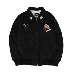 May club -【BAD QUENTIN】CORDUROY SOUVENIR JACKET