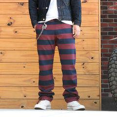 May club -【WESTRIDE】BORDER LONG PANTS BGDY/NVY