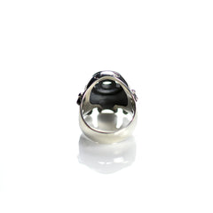 May club -【HWZNBROSS】C.T.M x HWZN MFG. BOMB SIGHT SKULL RING（ALL SILVER）