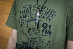 MAY CLUB 9th ANNIVERSARY FRANKEN TEE by KNUCKLE - GREEN - May club