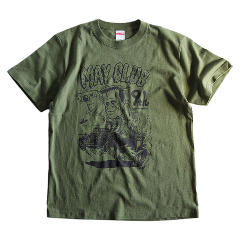 MAY CLUB 9th ANNIVERSARY FRANKEN TEE by KNUCKLE - GREEN - May club