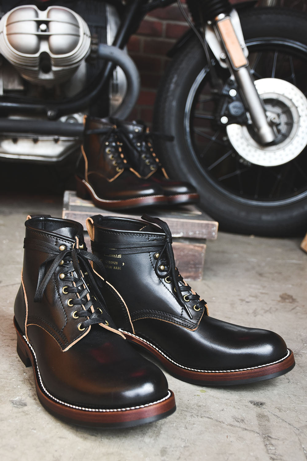 AB-02 STEERHIDE LACE-UP BOOTS - May club