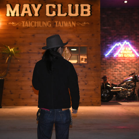 May club -【BAD QUENTIN】STETSON ANTELOPE FELT HAT - BLACK