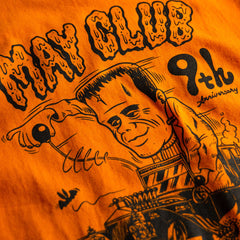 MAY CLUB 9th ANNIVERSARY FRANKEN TEE by KNUCKLE - ORANGE - May club