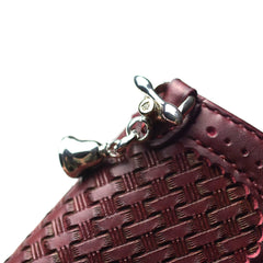 May club -【ATELIER CHERRY】CUSTOM MEDIUM 13 WALLET WITH SHAFT BELL - BURGUNDY