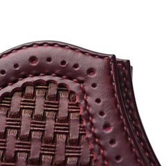 May club -【ATELIER CHERRY】CUSTOM MEDIUM 13 WALLET WITH SHAFT BELL - BURGUNDY