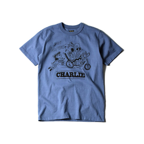 May club -【WESTRIDE】"CHARLIE" TEE - W.BLUE