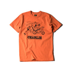 May club -【WESTRIDE】"CHARLIE" TEE - ORANGE