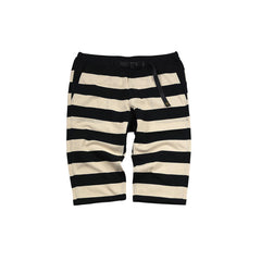 May club -【WESTRIDE】BORDER SHORTS - BLK / CRM