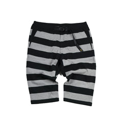 May club -【WESTRIDE】BORDER SHORTS - H.GRY / BLK