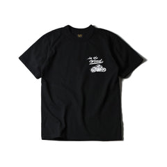 May club -【WESTRIDE】"BLOWIN' LINE" TEE - BLACK