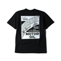 May club -【WESTRIDE】"BLOWIN' LINE" TEE - BLACK