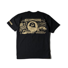 May club -【WESTRIDE】"CHOPPER SAVED MY LIFE" TEE - BLACK